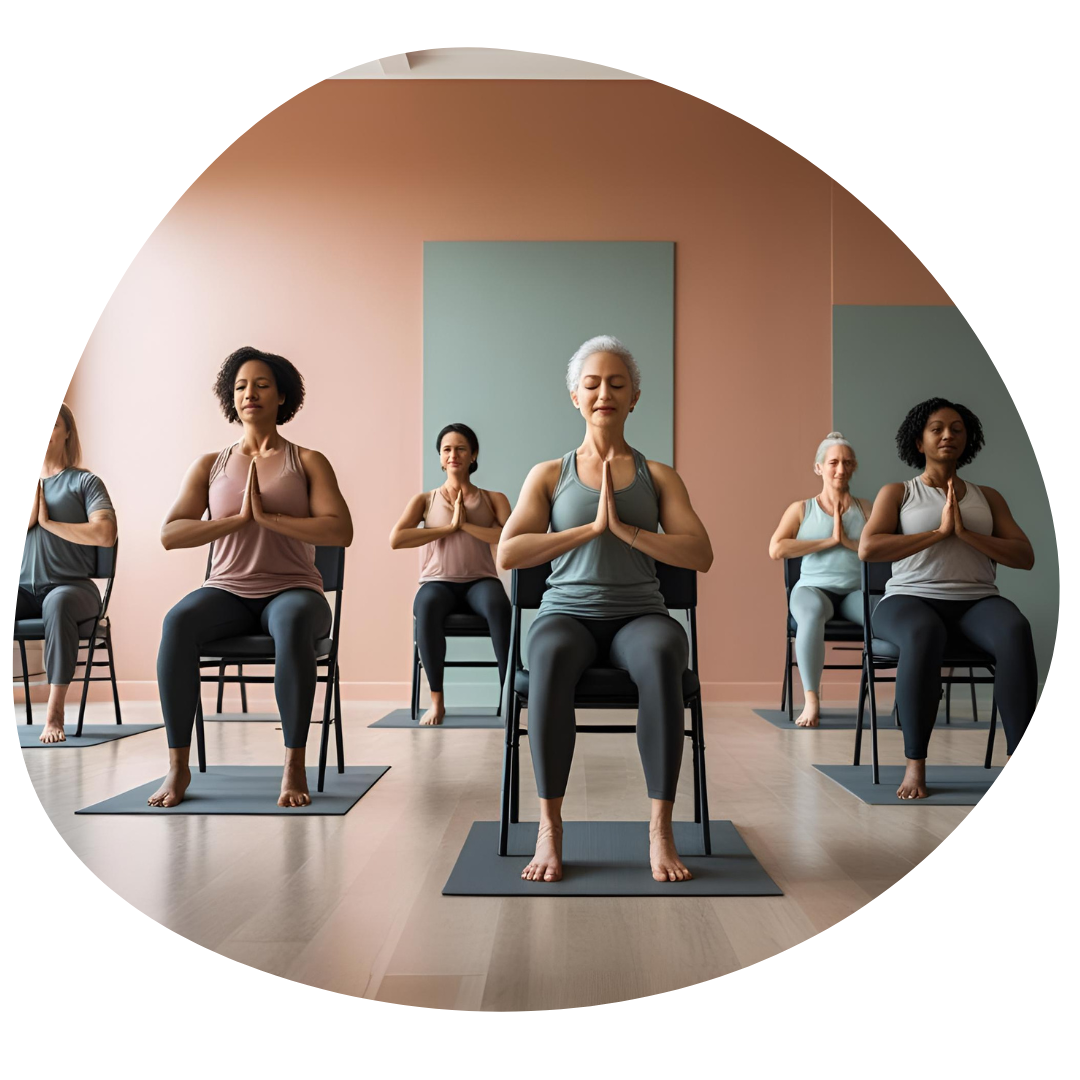 yoga sur chaise YouTube